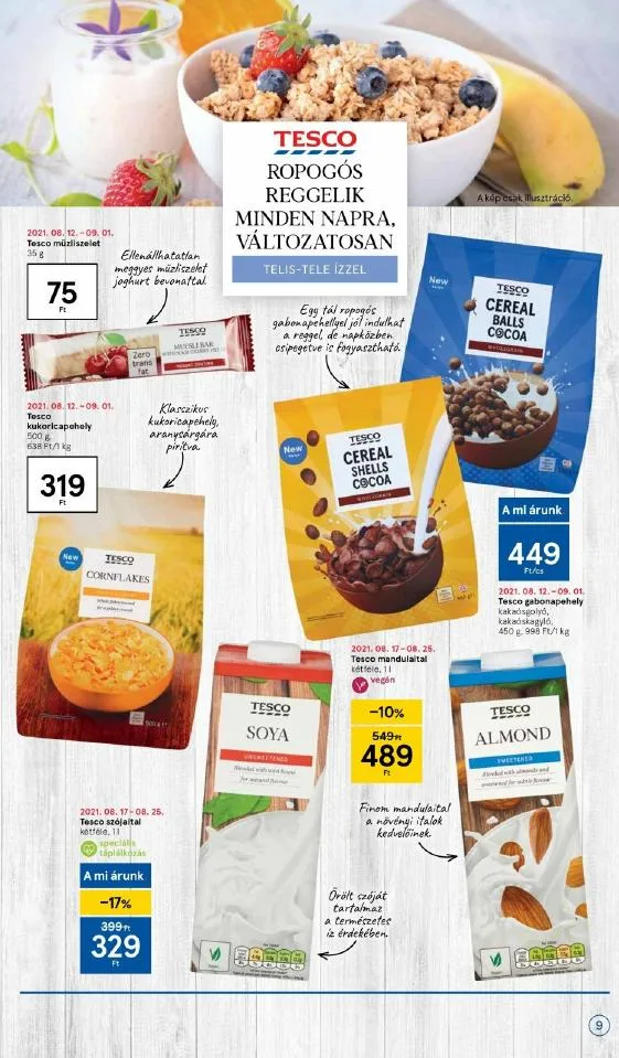 Tesco akciós újság 08.18–08.25 – 9. oldal