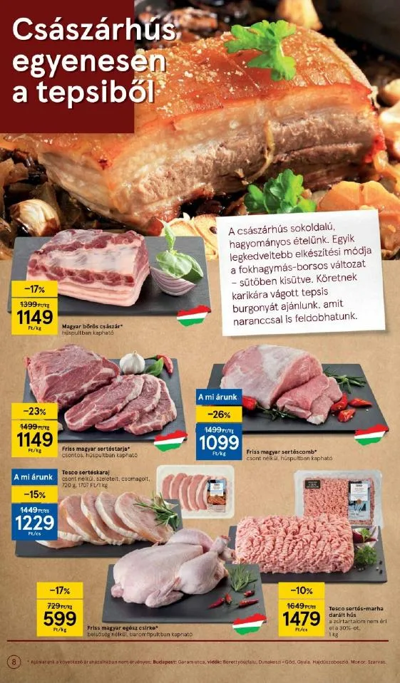 Tesco akciós újság 08.26–09.01 – 8. oldal