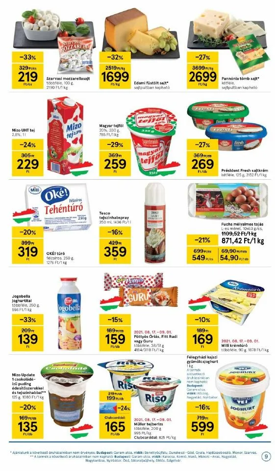 Tesco akciós újság 08.26–09.01 – 9. oldal
