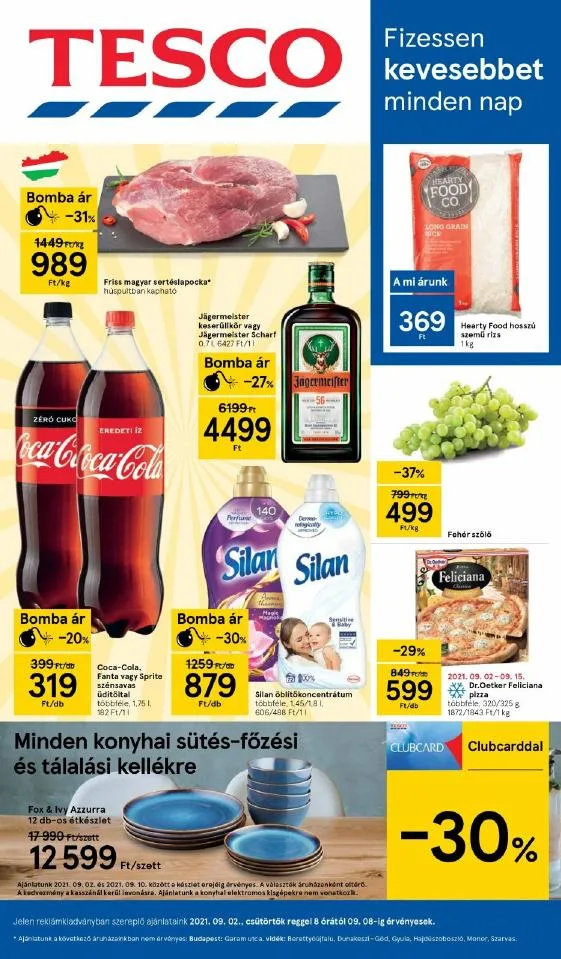 Tesco akciós újság 09.02–09.08