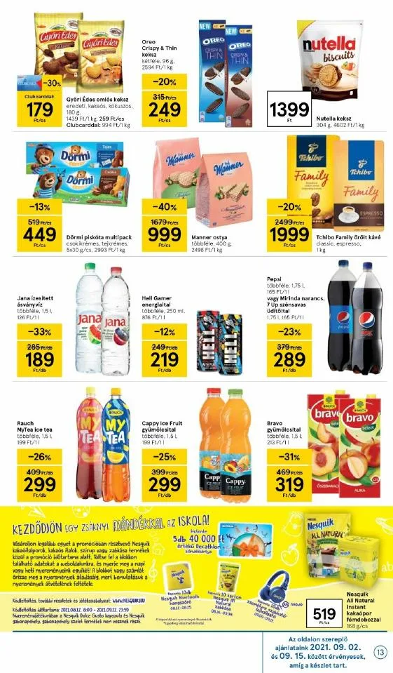 Tesco akciós újság 09.09–09.15 – 13. oldal