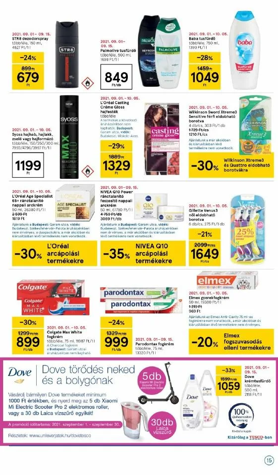 Tesco akciós újság 09.09–09.15 – 15. oldal