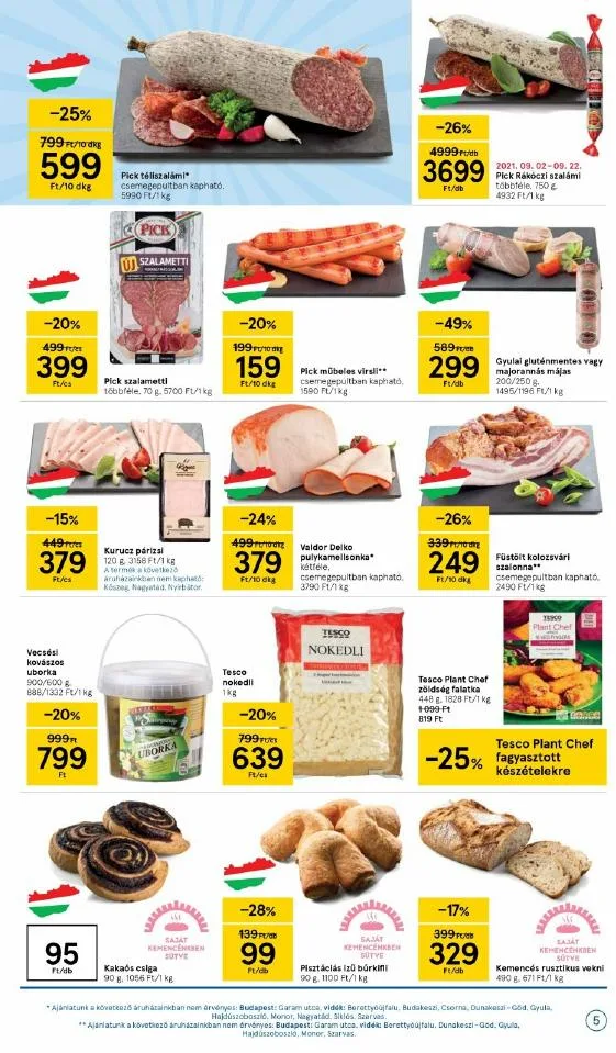 Tesco akciós újság 09.09–09.15 – 5. oldal