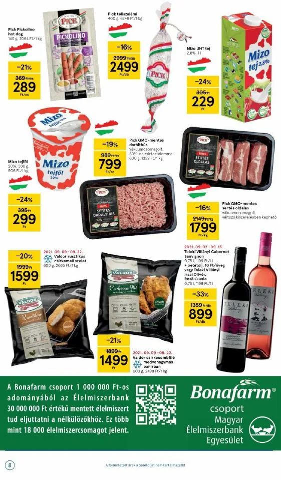 Tesco akciós újság 09.09–09.15 – 8. oldal