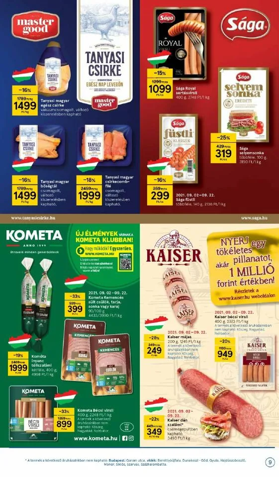 Tesco akciós újság 09.09–09.15 – 9. oldal