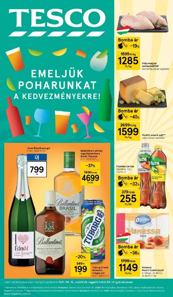 Tesco akciós újság 09.16–09.22