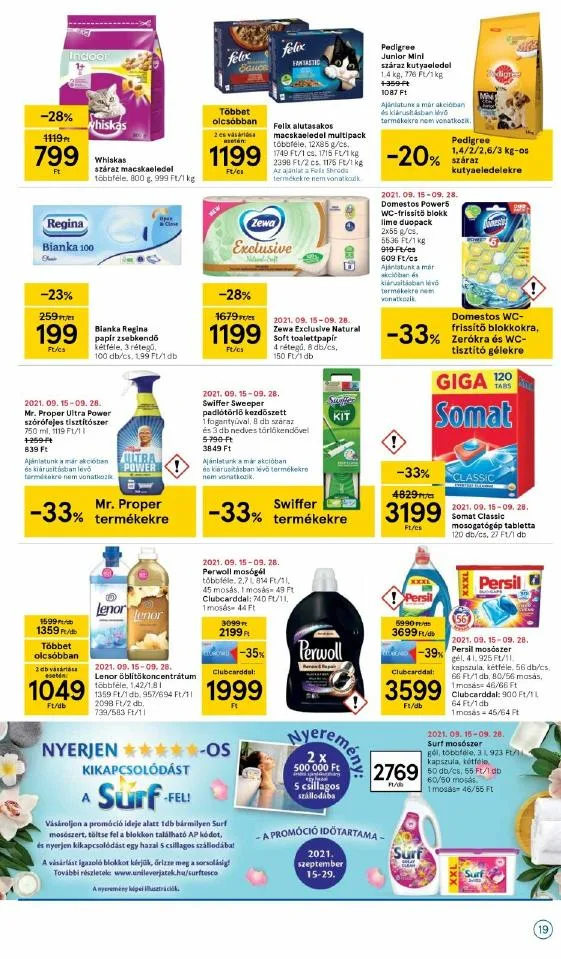 Tesco akciós újság 09.16–09.22 – 19. oldal