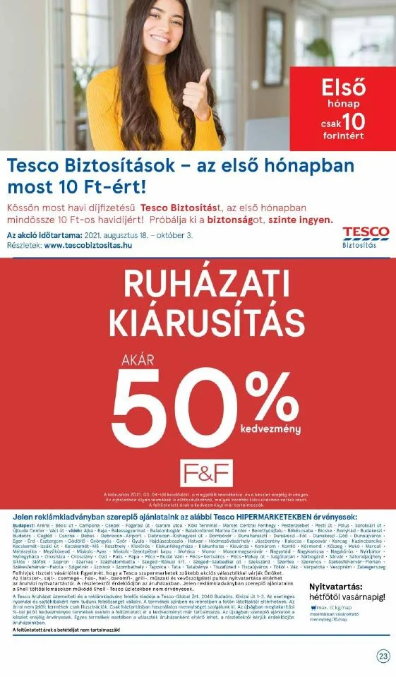 Tesco akciós újság 09.16–09.22 – 23. oldal
