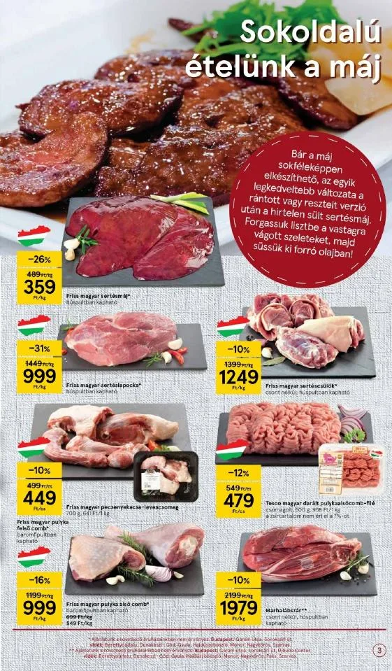 Tesco akciós újság 09.16–09.22 – 3. oldal