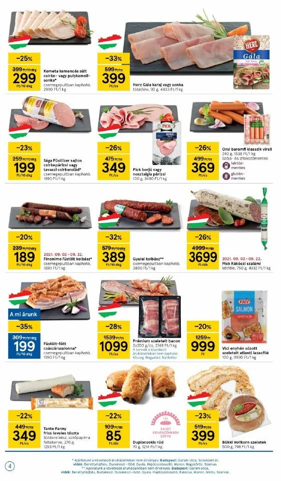 Tesco akciós újság 09.16–09.22 – 4. oldal