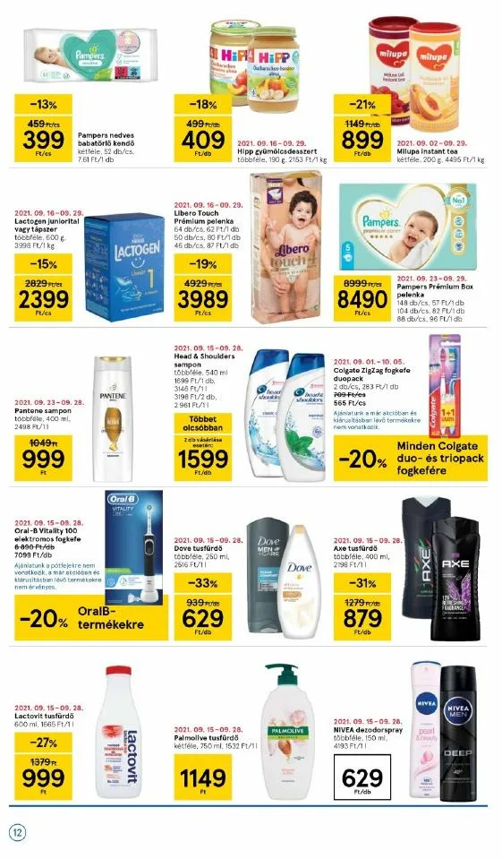 Tesco akciós újság 09.23–09.29 – 12. oldal