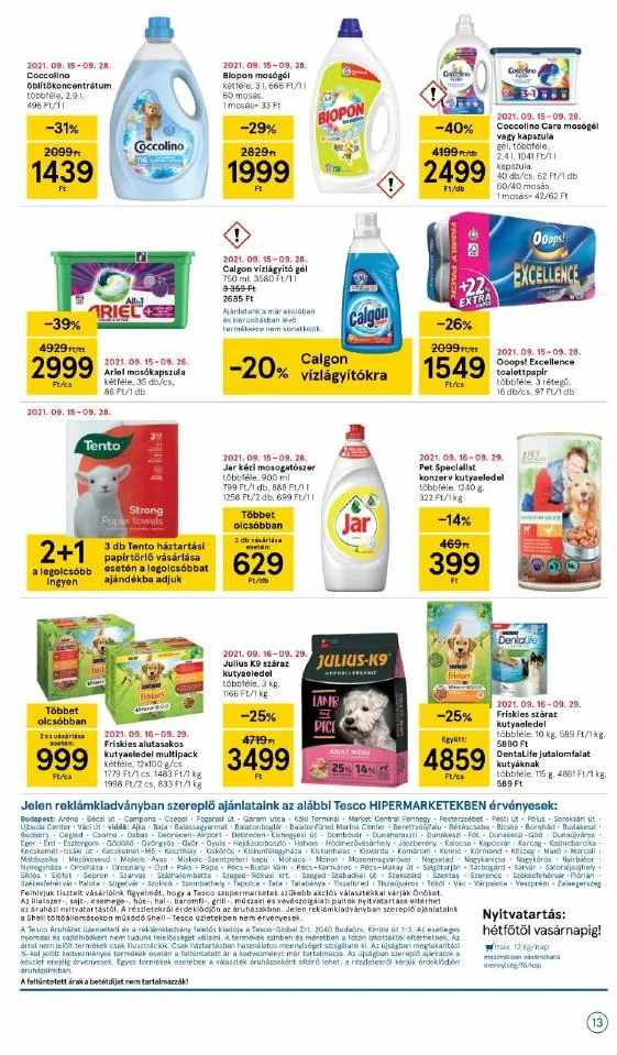 Tesco akciós újság 09.23–09.29 – 13. oldal