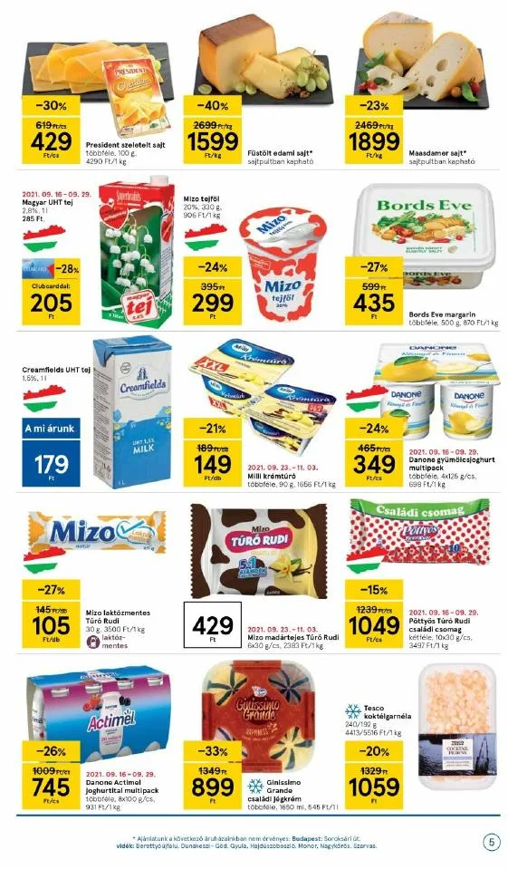 Tesco akciós újság 09.23–09.29 – 5. oldal