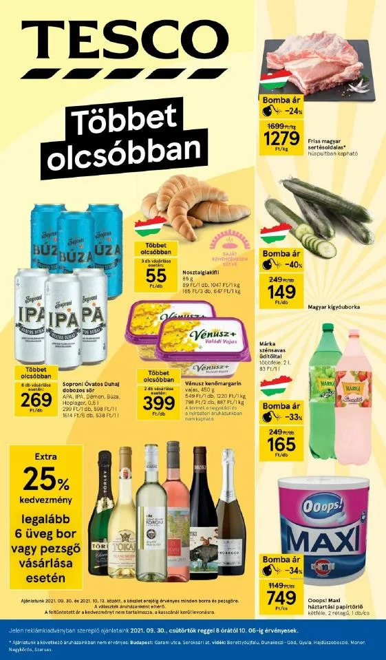 Tesco akciós újság 09.30–10.06