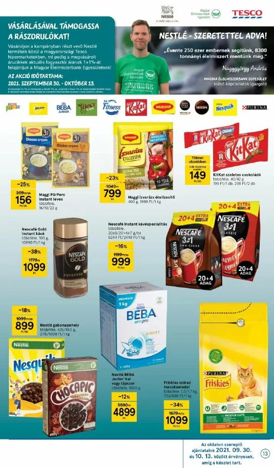 Tesco akciós újság 09.30–10.06 – 13. oldal