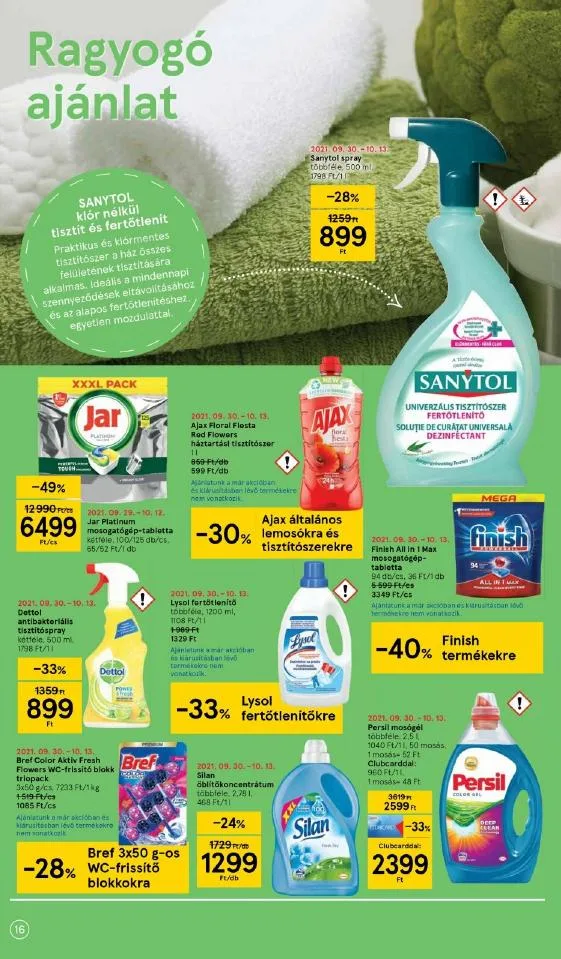 Tesco akciós újság 09.30–10.06 – 16. oldal