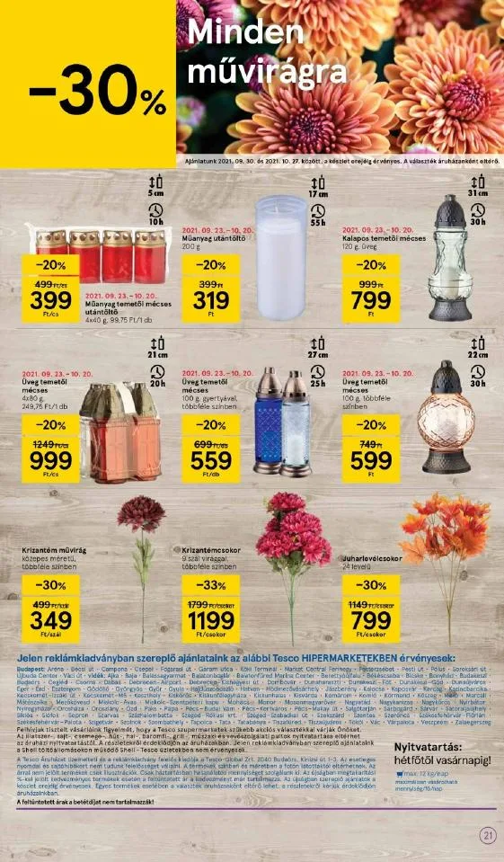 Tesco akciós újság 09.30–10.06 – 21. oldal