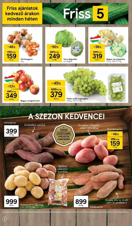 Tesco akciós újság 09.30–10.06 – 4. oldal