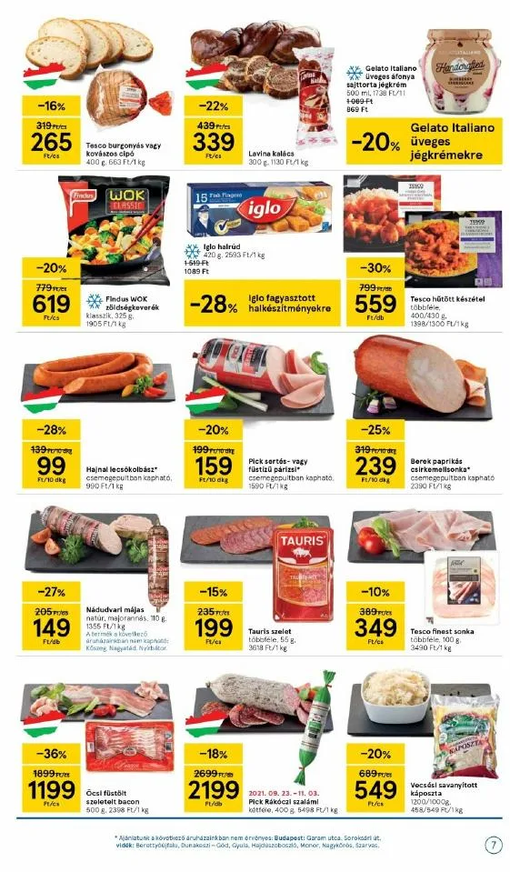 Tesco akciós újság 09.30–10.06 – 7. oldal