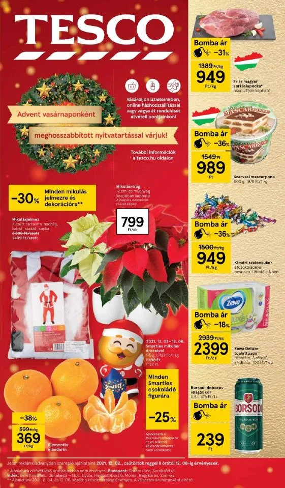 Tesco akciós újság 12.02–12.08