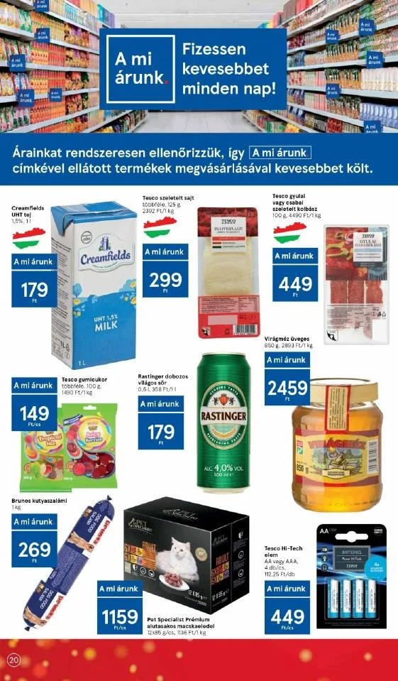 Tesco akciós újság 12.02–12.08 – 20. oldal