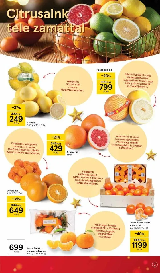 Tesco akciós újság 12.02–12.08 – 3. oldal