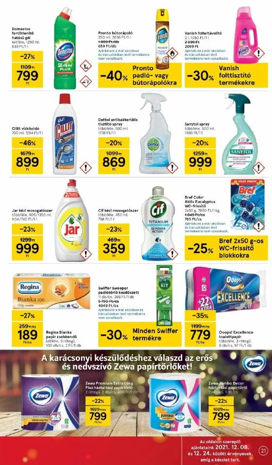 Tesco akciós újság 12.09–12.15 – 21. oldal