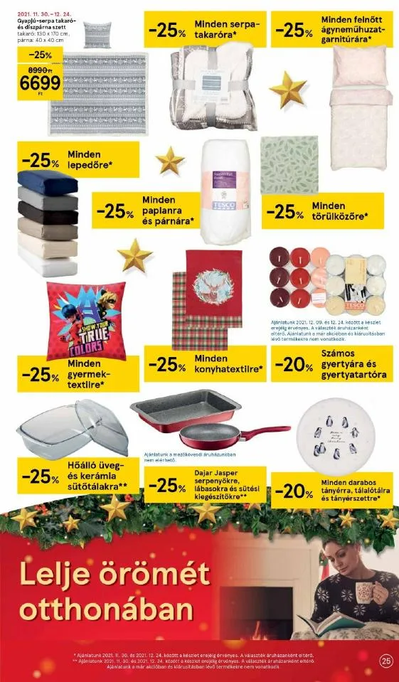 Tesco akciós újság 12.09–12.15 – 25. oldal