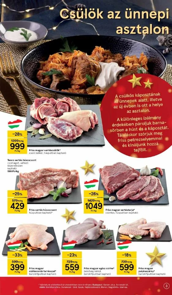 Tesco akciós újság 12.09–12.15 – 3. oldal