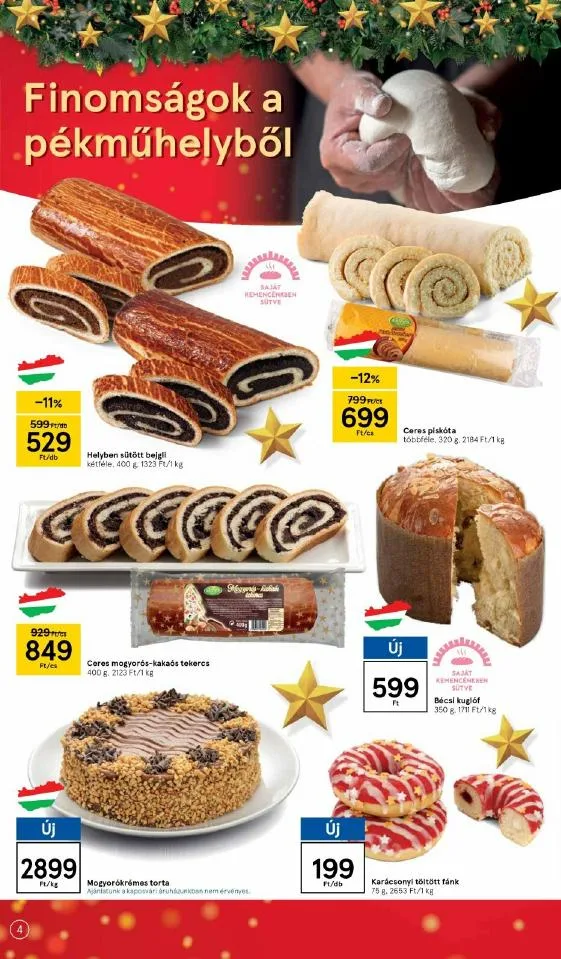 Tesco akciós újság 12.09–12.15 – 4. oldal