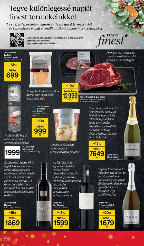 Tesco akciós újság 12.09–12.15 – 6. oldal