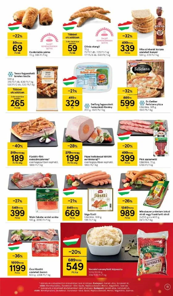 Tesco akciós újság 12.16–12.24 – 11. oldal