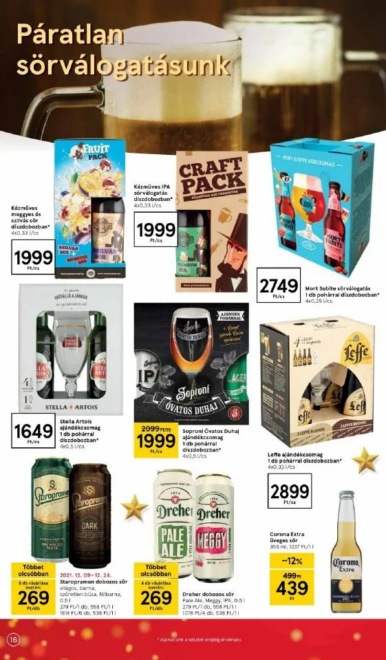 Tesco akciós újság 12.16–12.24 – 16. oldal