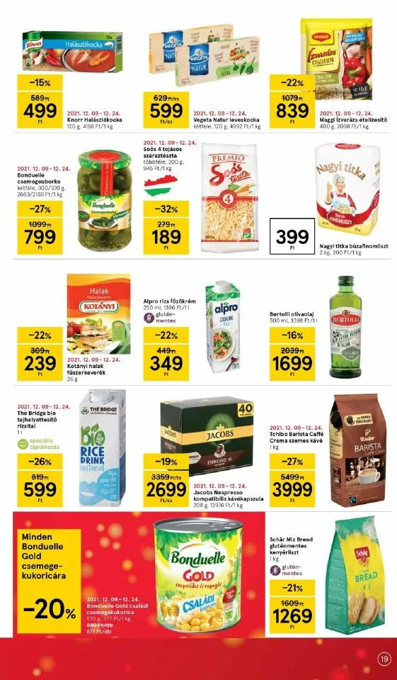 Tesco akciós újság 12.16–12.24 – 19. oldal