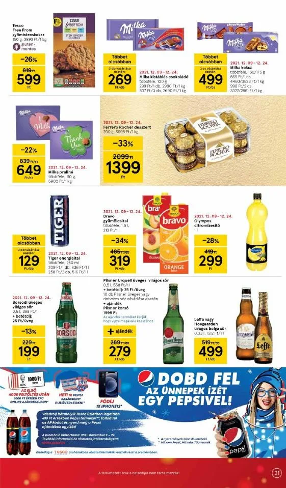 Tesco akciós újság 12.16–12.24 – 21. oldal