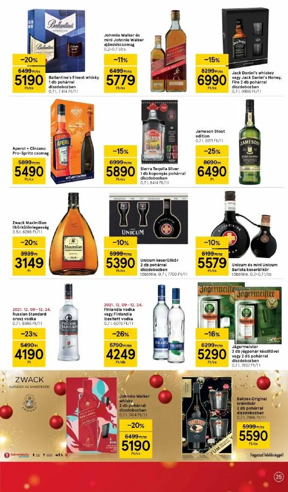 Tesco akciós újság 12.16–12.24 – 25. oldal