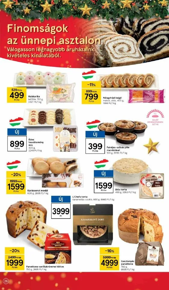 Tesco akciós újság 12.16–12.24 – 26. oldal