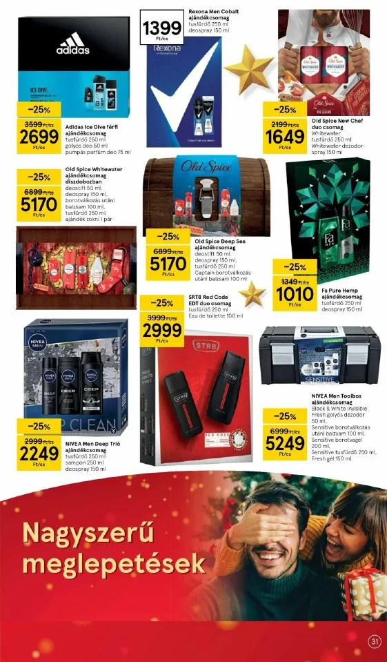 Tesco akciós újság 12.16–12.24 – 31. oldal