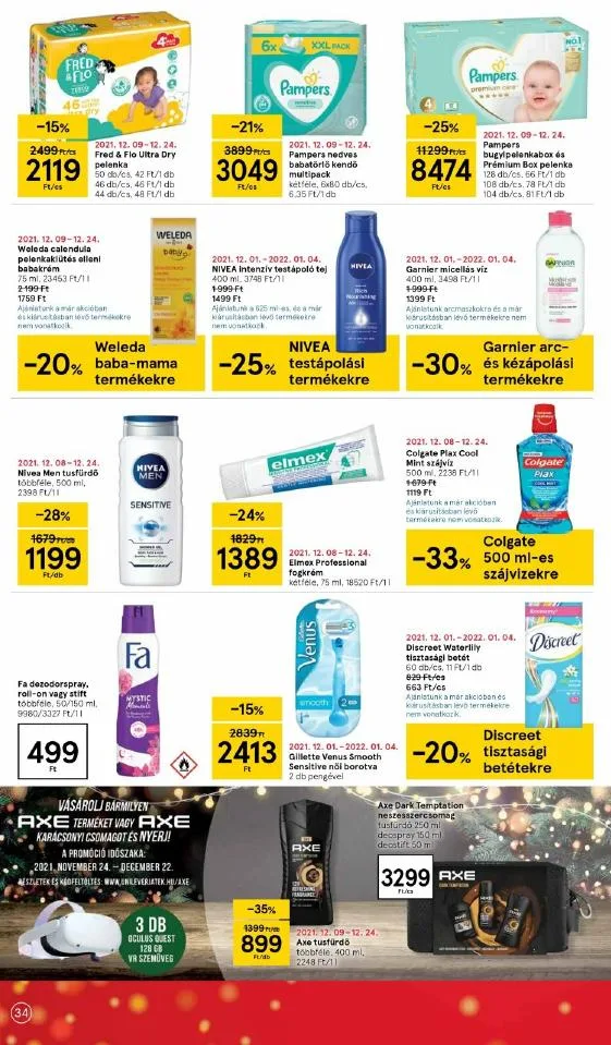 Tesco akciós újság 12.16–12.24 – 34. oldal