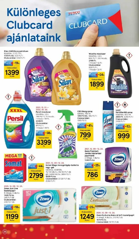 Tesco akciós újság 12.16–12.24 – 36. oldal
