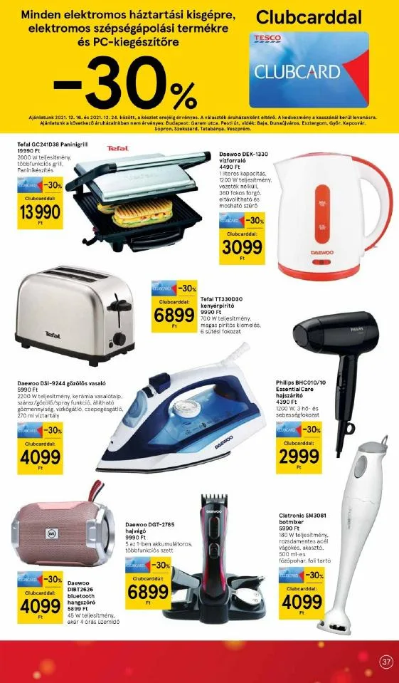 Tesco akciós újság 12.16–12.24 – 37. oldal