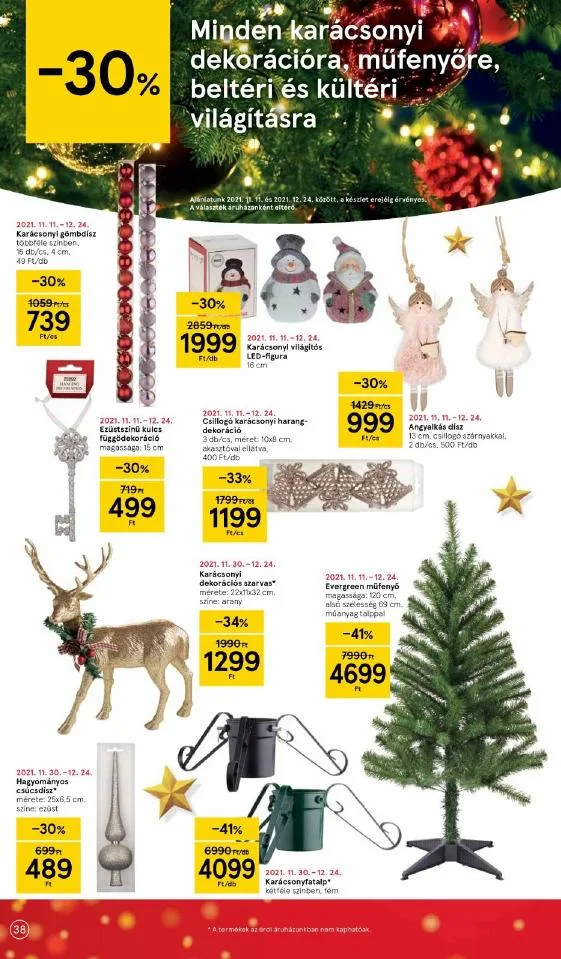 Tesco akciós újság 12.16–12.24 – 38. oldal