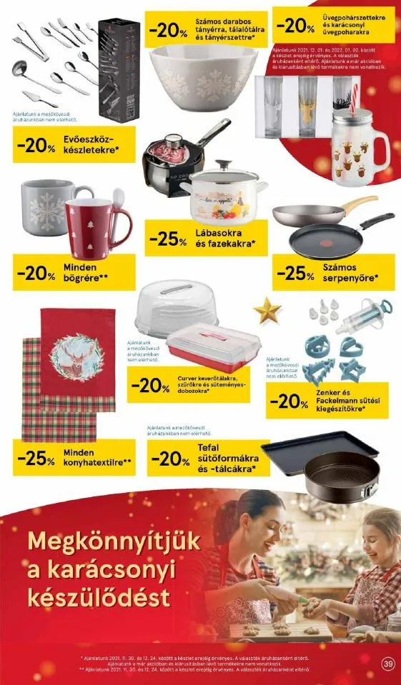 Tesco akciós újság 12.16–12.24 – 39. oldal