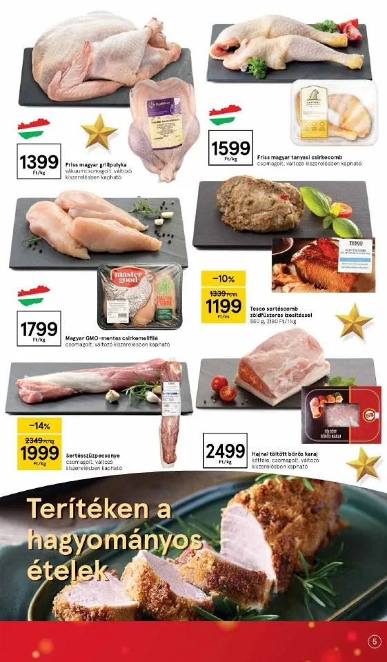 Tesco akciós újság 12.16–12.24 – 5. oldal