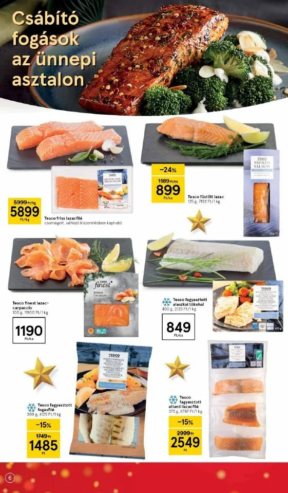 Tesco akciós újság 12.16–12.24 – 6. oldal