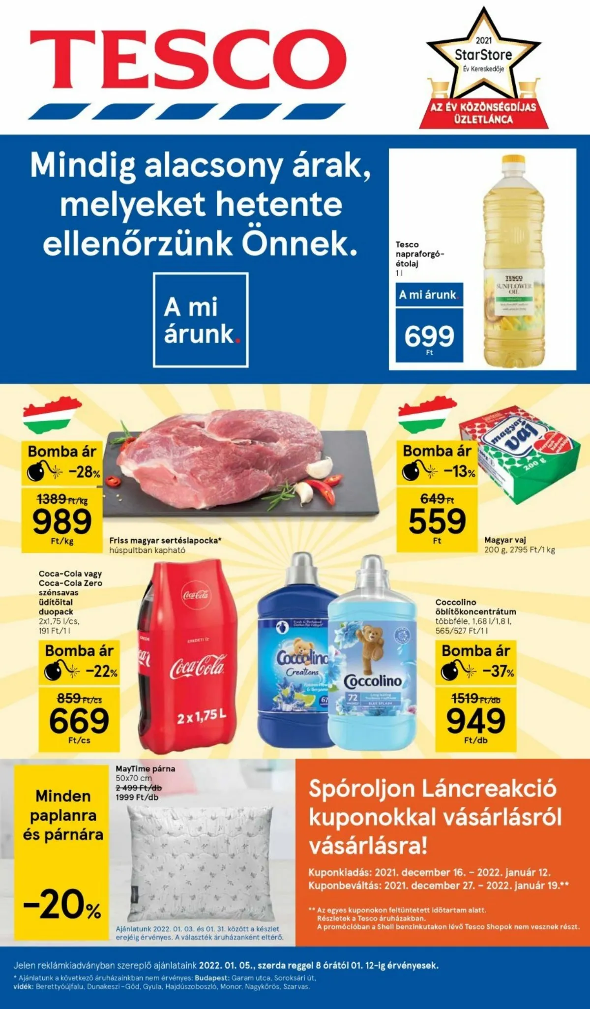 Tesco akciós újság 01.05–01.05