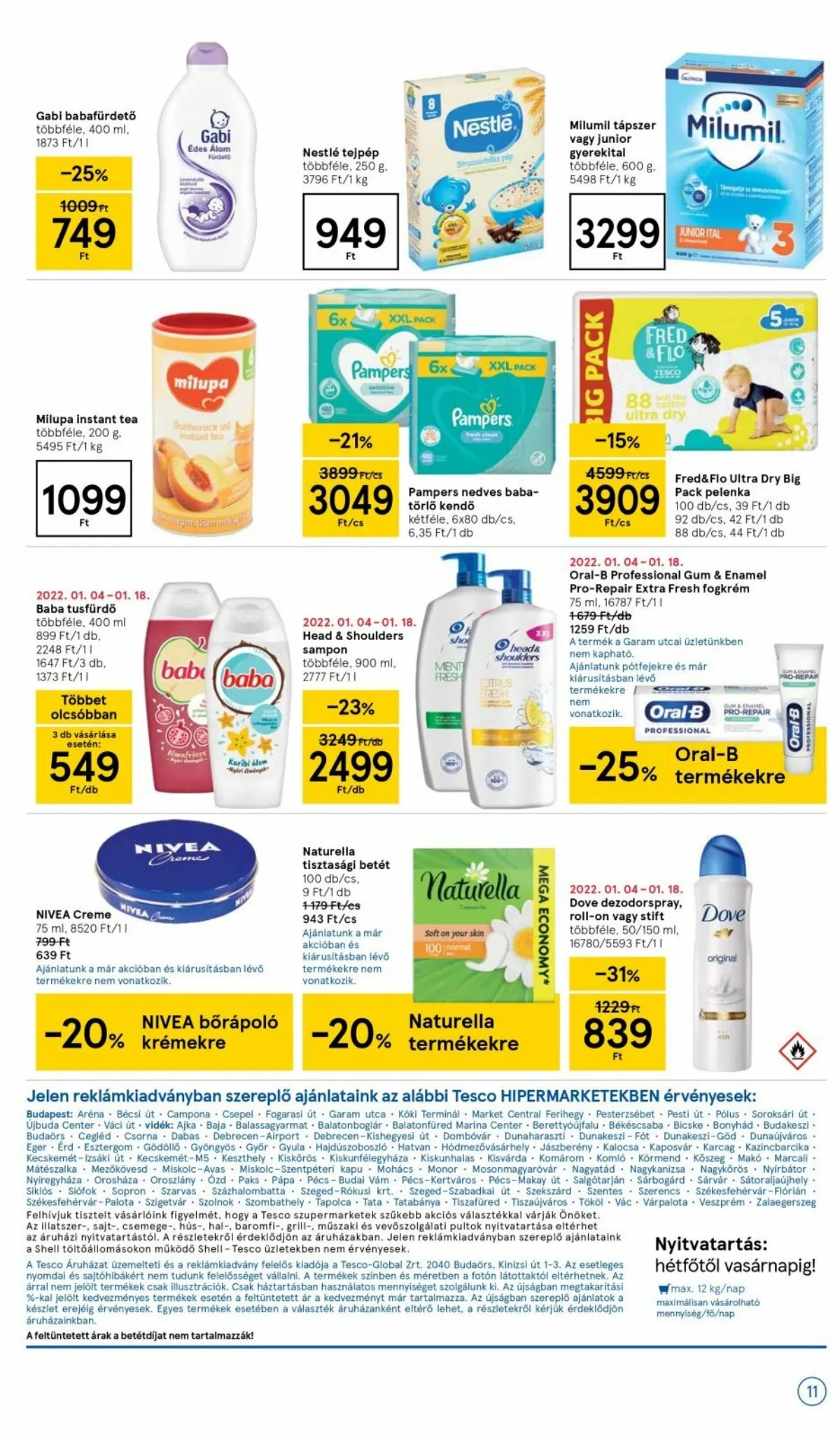 Tesco akciós újság 01.05–01.05 – 11. oldal