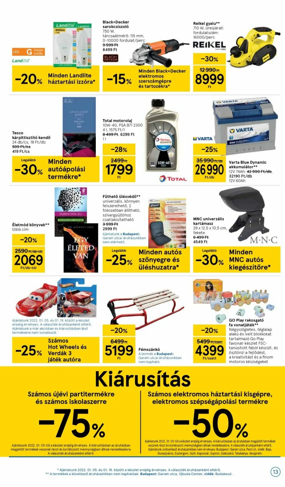 Tesco akciós újság 01.05–01.05 – 13. oldal