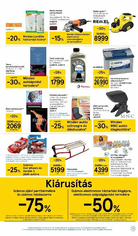 Tesco akciós újság 01.05–01.12 – 13. oldal