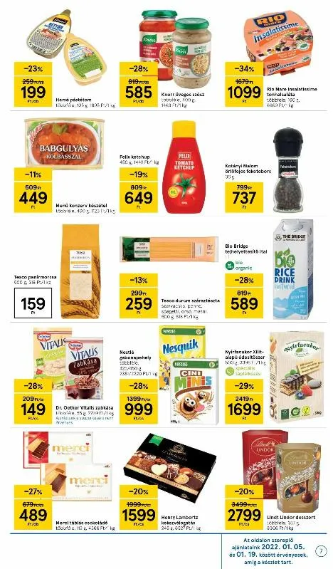 Tesco akciós újság 01.05–01.12 – 7. oldal